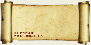 Neva Zakić vizit kartica